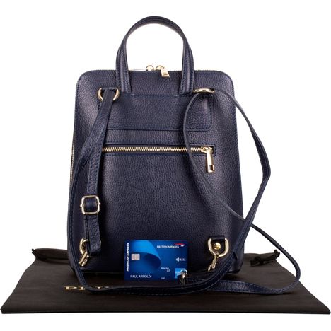 Ladies navy backpack online